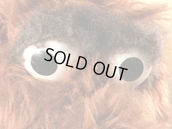 70年代のセサミストリートのスナッフィーのビンテージのぬいぐるみ