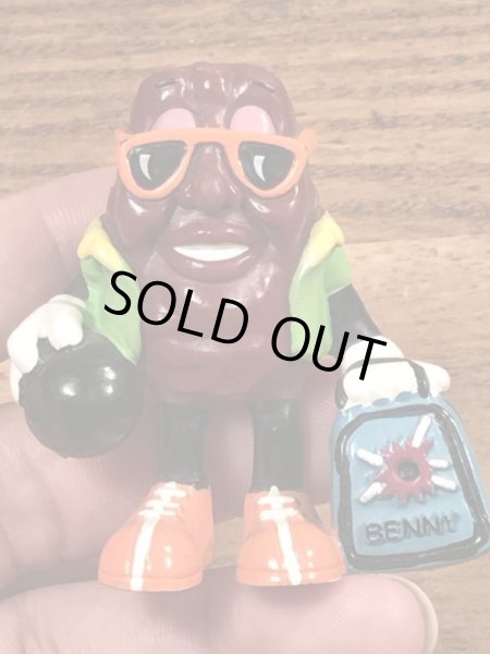 80年代のカリフォルニアレーズンのビンテージのPVCフィギュア