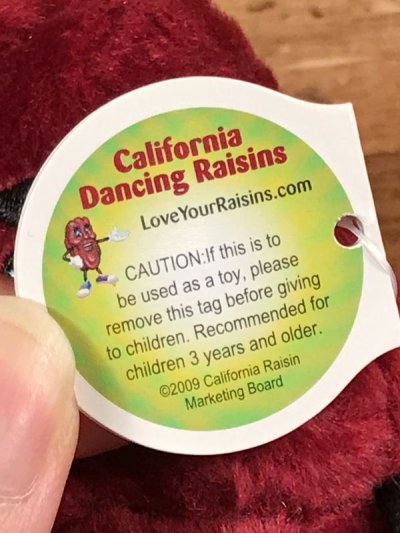 画像1: The California Raisins Mini Plush Doll　カリフォルニアレーズンズ　ビンテージ　プラッシュドール　ぬいぐるみ　2000年代 