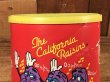 80年代のカリフォルニアレーズンのビンテージのTin缶