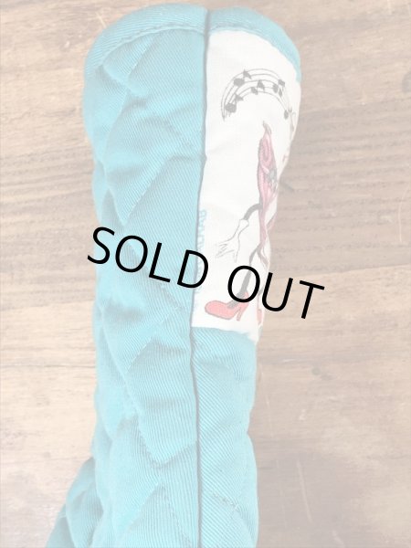 80年代のカリフォルニアレーズンのビンテージのミトン