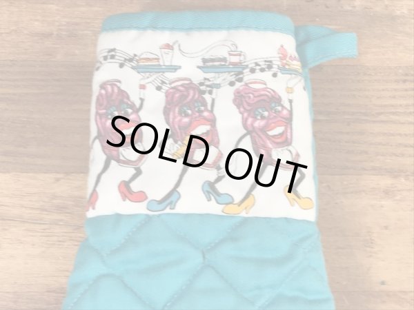 80年代のカリフォルニアレーズンのビンテージのミトン