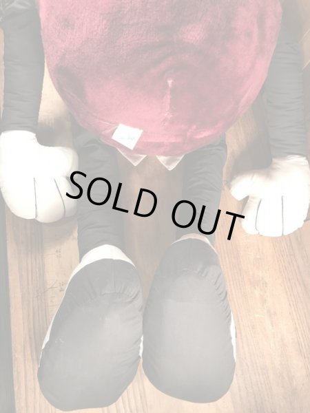 アドバタイジングキャラクターのカリフォルニアレーズンのヴィンテージのぬいぐるみ