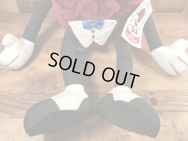 80年代のアドバタイジングキャラクターのカリフォルニアレーズンのヴィンテージのぬいぐるみ