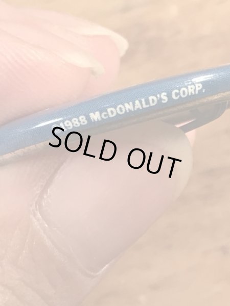 80年代のマクドナルドのマックトゥナイトのビンテージの缶バッジ