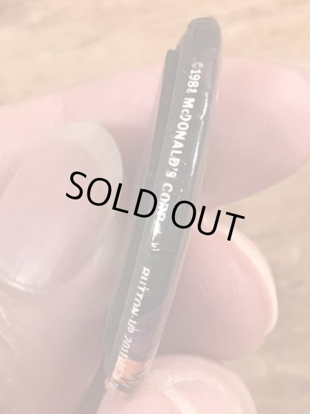 80年代のマクドナルドのマックトゥナイトのヴィンテージのマグネット