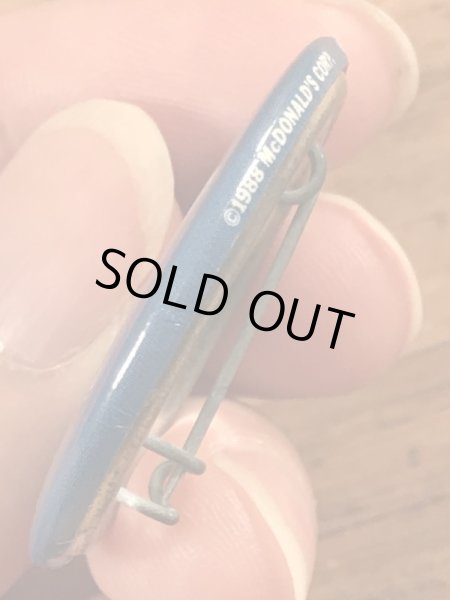 80年代のマクドナルドのマックトゥナイトのビンテージの缶バッジ