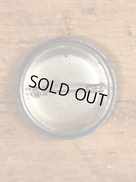 80年代のマクドナルドのマックトゥナイトのヴィンテージの缶バッチ