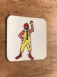 90年代のマクドナルドのロナルドのビンテージのマグネット