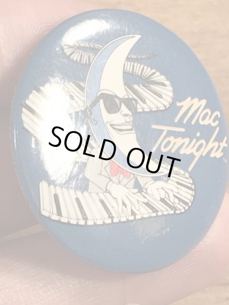 80年代のマクドナルドのマックトゥナイトのビンテージの缶バッジ