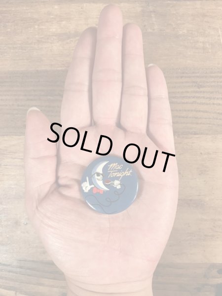 80年代のマクドナルドのマックトゥナイトのヴィンテージの缶バッチ