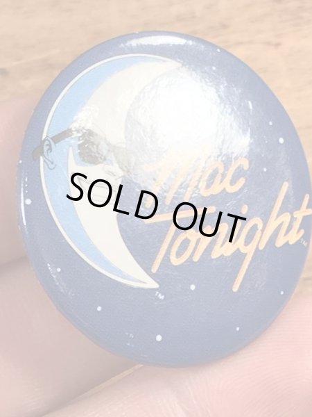 80年代のマクドナルドのマックトゥナイトのビンテージの缶バッジ