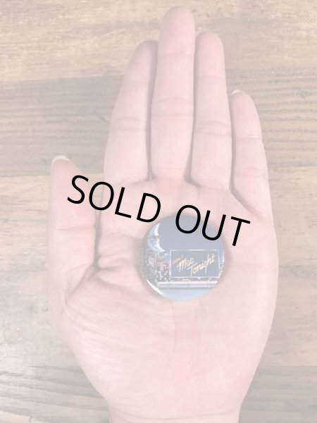 80年代のマクドナルドのマックトゥナイトのヴィンテージの缶バッチ