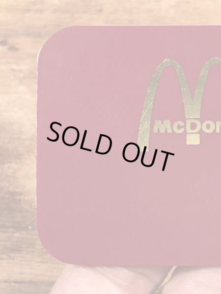 80年代のマクドナルドのビンテージのネームバッジ