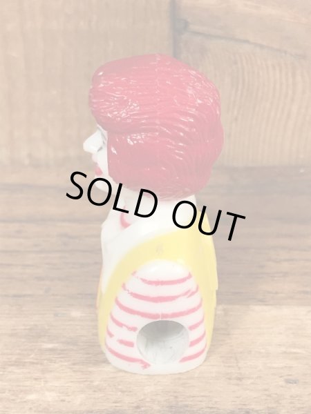 80年代のマクドナルドのロナルドのヴィンテージの鉛筆削り