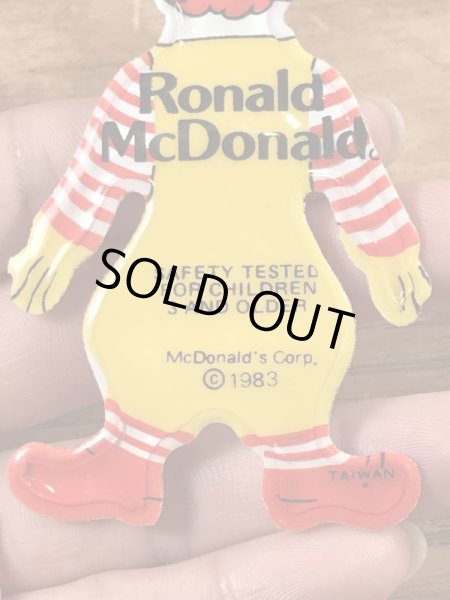 80年代のマクドナルドのロナルドのヴィンテージのオーナメント