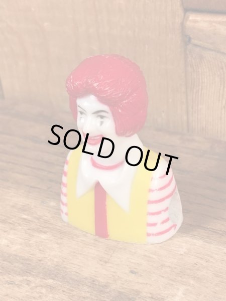 80年代のマクドナルドのロナルドのヴィンテージの鉛筆削り