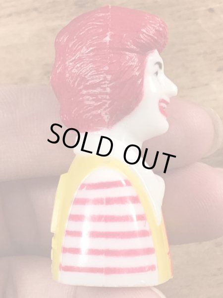 80年代のマクドナルドのロナルドのヴィンテージの鉛筆削り