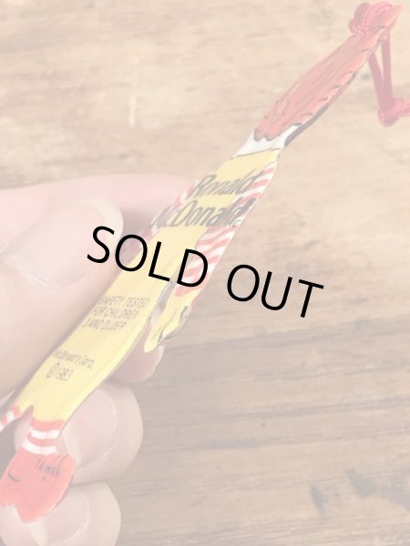 80年代のマクドナルドのロナルドのヴィンテージのオーナメント