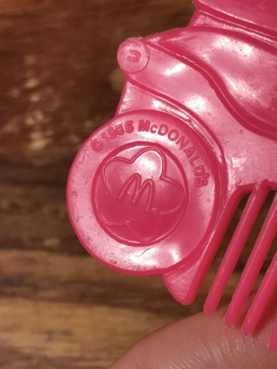 画像1: McDonald's Ronald “Vroomer Groomer” Plastic Comb　マクドナルド　ビンテージ　コーム　ロナルド　80年代