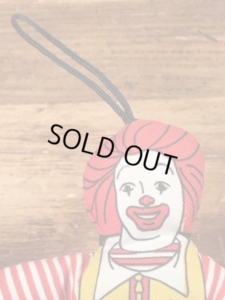 マクドナルドのロナルドのビンテージのオーナメントドール