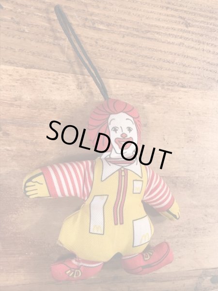 マクドナルドのロナルドのビンテージのオーナメントドール