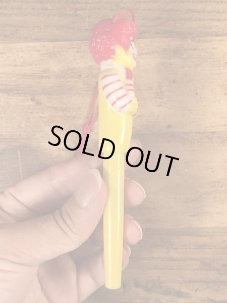 マクドナルドのロナルドのビンテージのボールペン