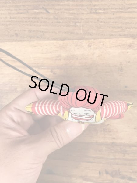 80年代のマクドナルドのロナルドのヴィンテージ雑貨