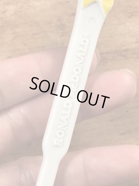 80年代のマクドナルドのロナルドのヴィンテージの歯ブラシ