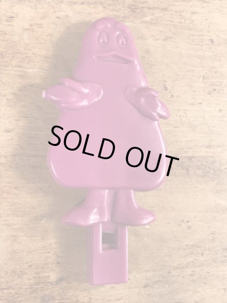 80年代のマクドナルドのグリマスのビンテージのホイッスル