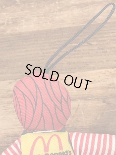 マクドナルドのロナルドのビンテージのオーナメントドール