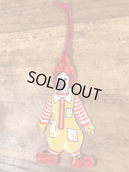 80年代のマクドナルドのロナルドのヴィンテージのオーナメント