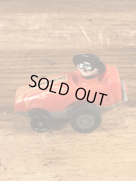 80年代のマクドナルドのハンバーグラーのビンテージのプルバックカー