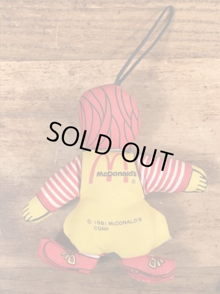 80年代のマクドナルドのロナルドのヴィンテージ雑貨