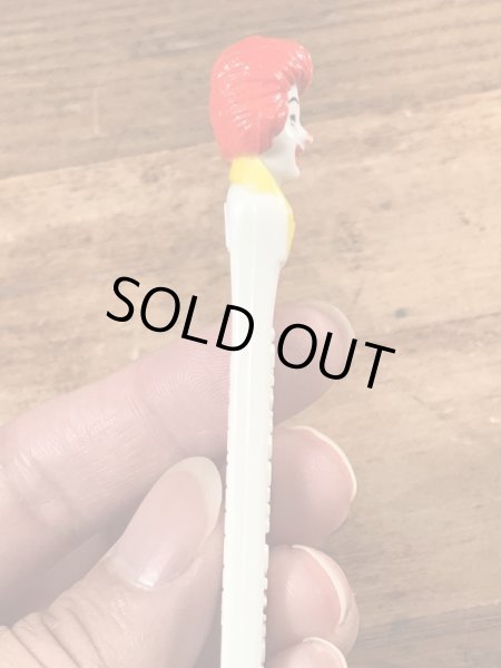 80年代のマクドナルドのロナルドのヴィンテージの歯ブラシ