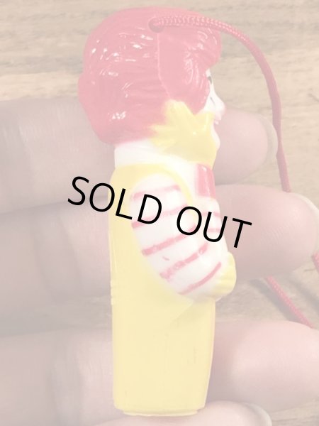 80年代のマクドナルドのロナルドのビンテージのペントッパー