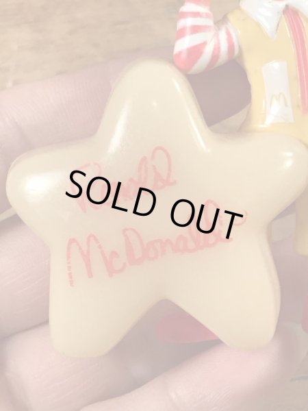 80年代のマクドナルドのロナルドのビンテージのPVCフィギュア