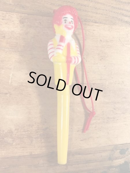 マクドナルドのロナルドのビンテージのボールペン