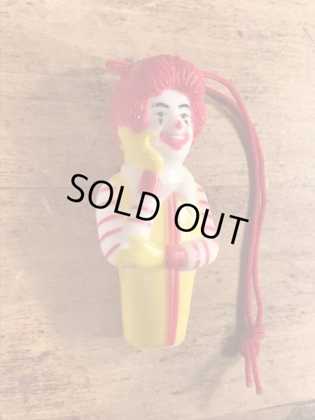 80年代のマクドナルドのロナルドのビンテージのペントッパー