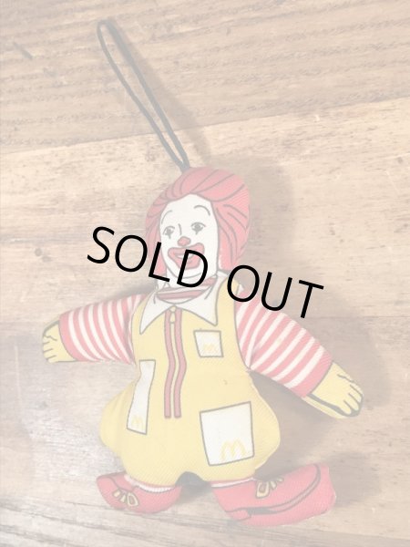 80年代のマクドナルドのロナルドのヴィンテージ雑貨