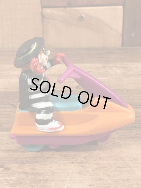 90年代のマクドナルドのハンバーグラーのビンテージのハッピーミールトイ