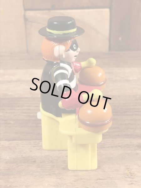 マクドナルドのハンバーグラーのビンテージのおもちゃ