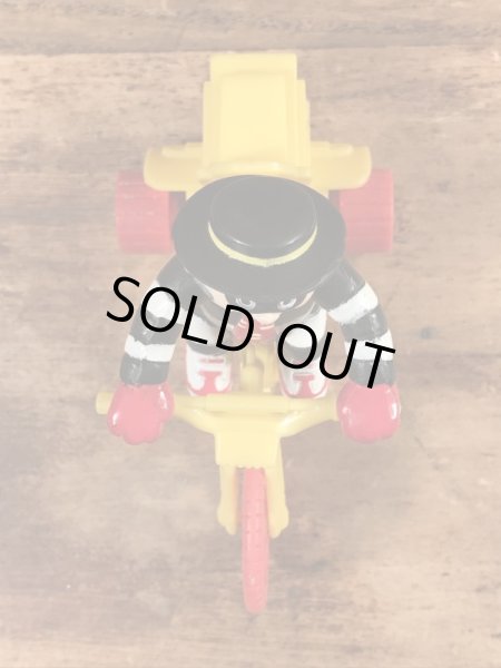 90年代のマクドナルドのハンバーグラーのビンテージのハッピーミールトイ