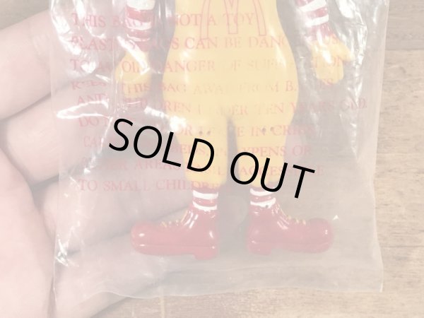 90年代のマクドナルドのロナルドのビンテージのベンダブルフィギュア