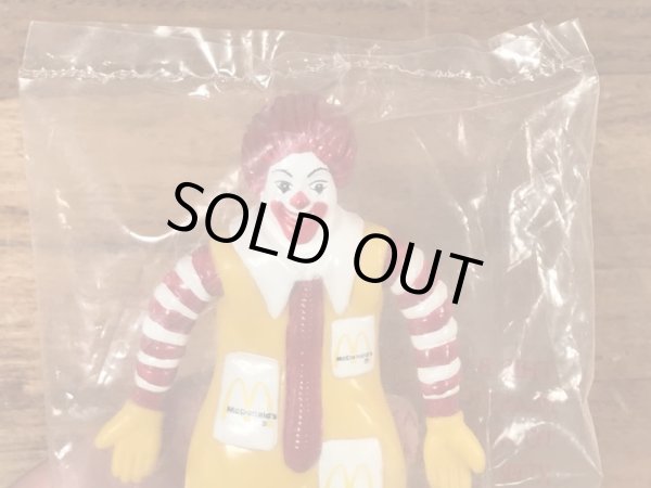 90年代のマクドナルドのロナルドのビンテージのベンダブルフィギュア
