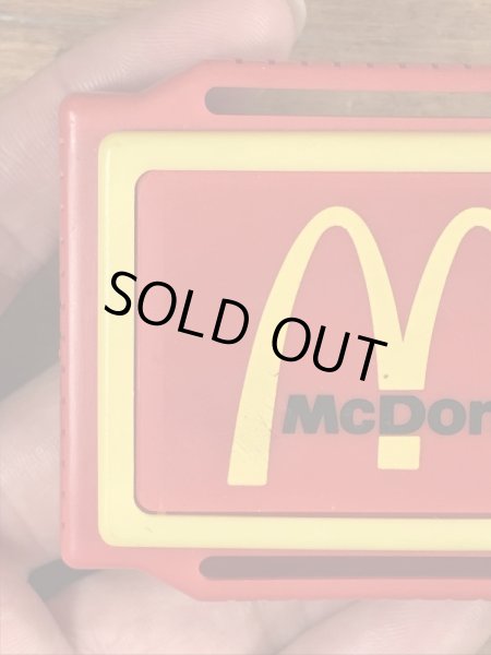 80年代のマクドナルドのビンテージのミニラジオ