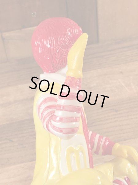 80年代のマクドナルドのロナルドのビンテージのコインバンク