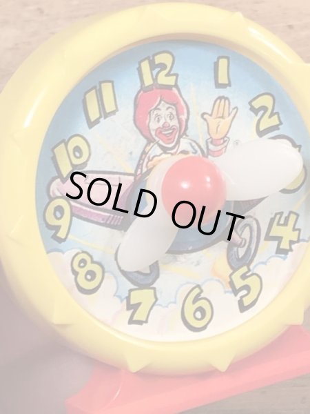 80年代のマクドナルドのロナルドのヴィンテージのハッピーミールトイ