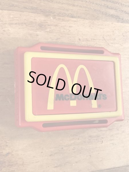 80年代のマクドナルドのビンテージのミニラジオ