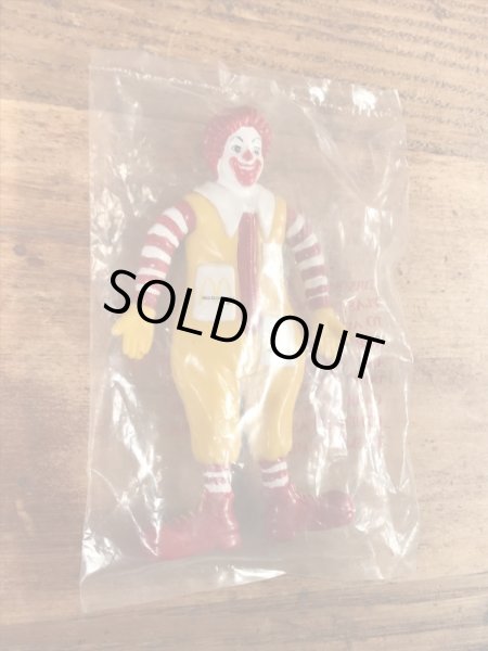 90年代のマクドナルドのロナルドのビンテージのベンダブルフィギュア